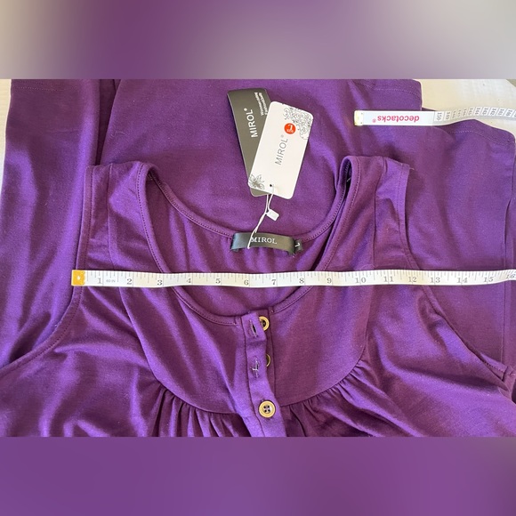 Sold…NWT Purple Sleeveless Summer Top - Picture 5 of 6